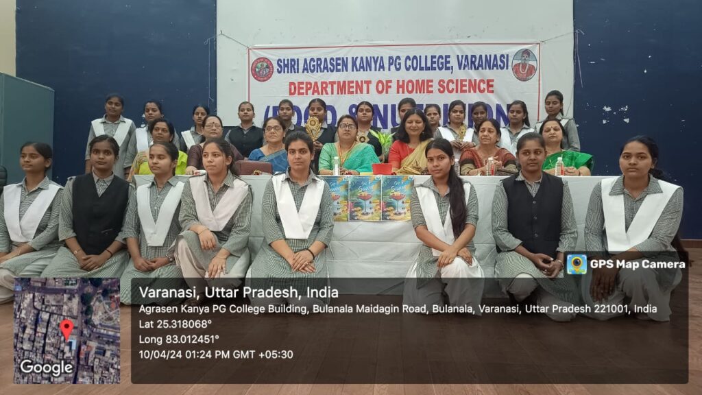 “गर्मियों से निजात, पेय-पदार्थों के साथ”, श्री अग्रसेन कन्या पीजी कॉलेज के गृह विज्ञान विभाग में प्रदर्शनी का आयोजन