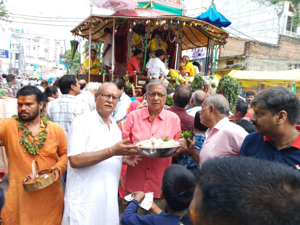 संकल्प संस्था द्वारा भगवान जगन्नाथ को लगाया गया भोग