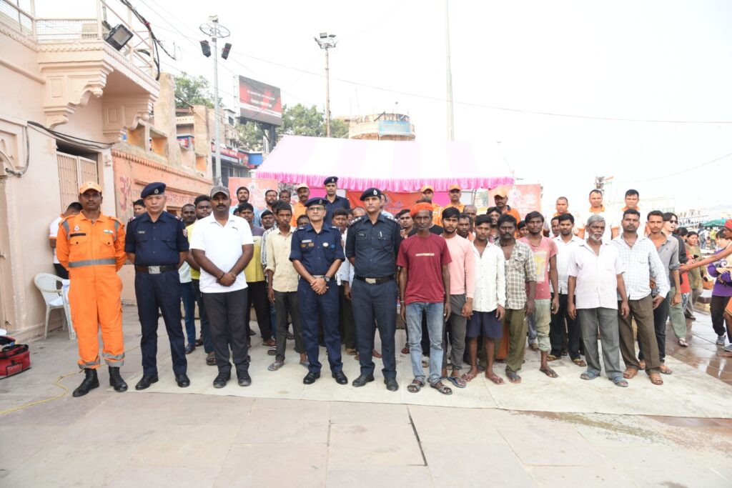 एनडीआरएफ ने दिया जल आपदा बचाव प्रशिक्षण