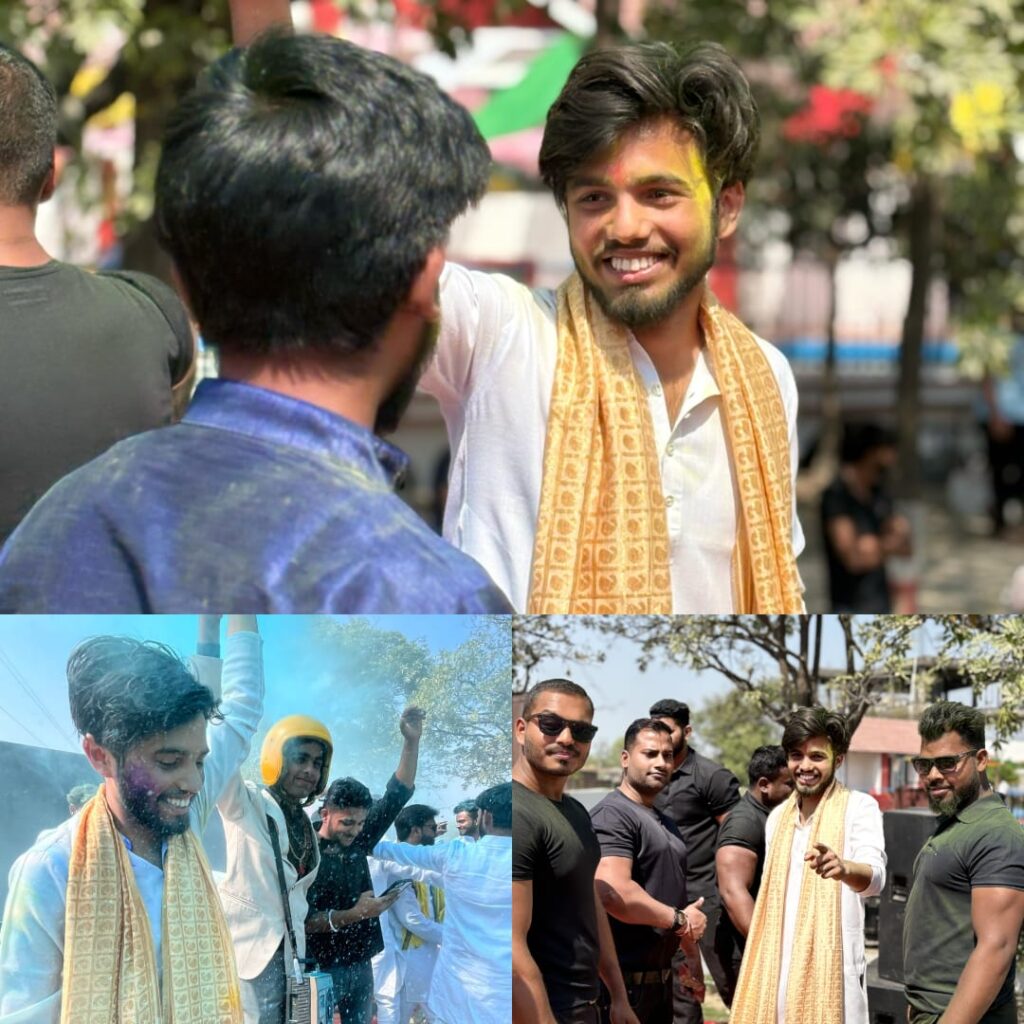 युवाओं ने खेली हर्बल होली